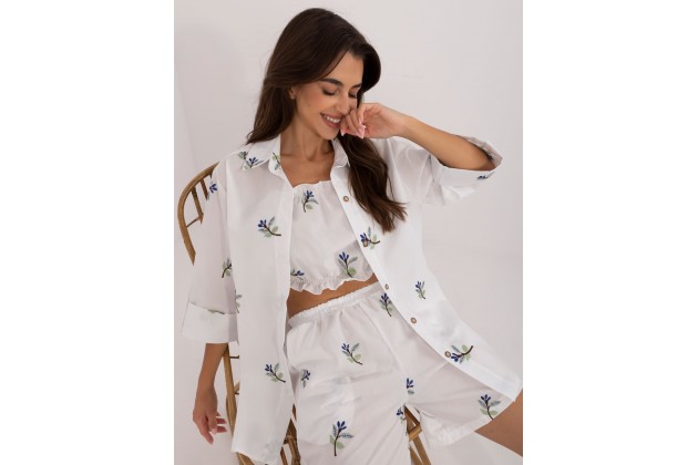 Ensemble sportif trois pièces - blanc