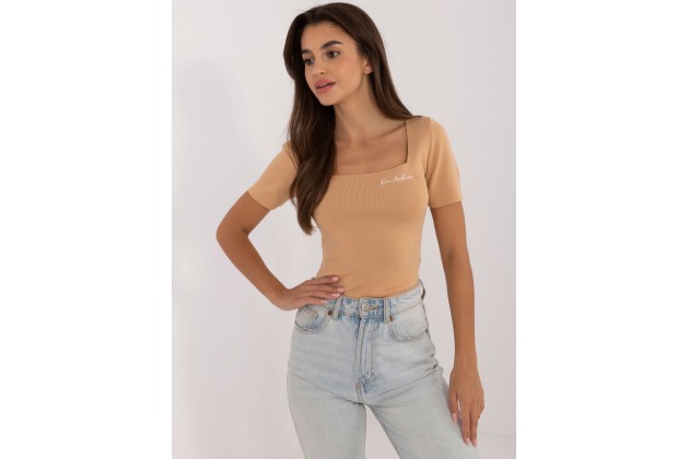 T-shirt en coton - chameau