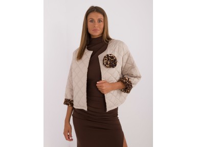 Veste matelassée - beige