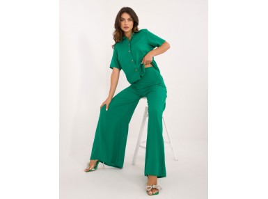 Ensemble avec chemise et pantalon - vert