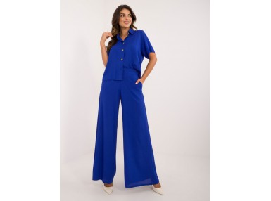 Ensemble avec chemise et pantalon - cobalt