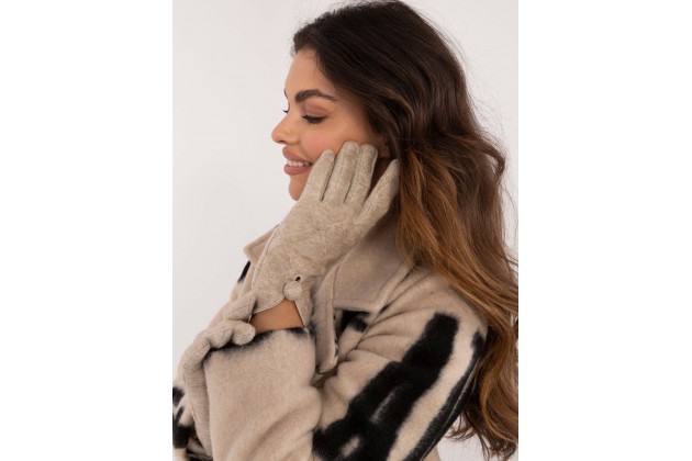 Gants en coton - beige