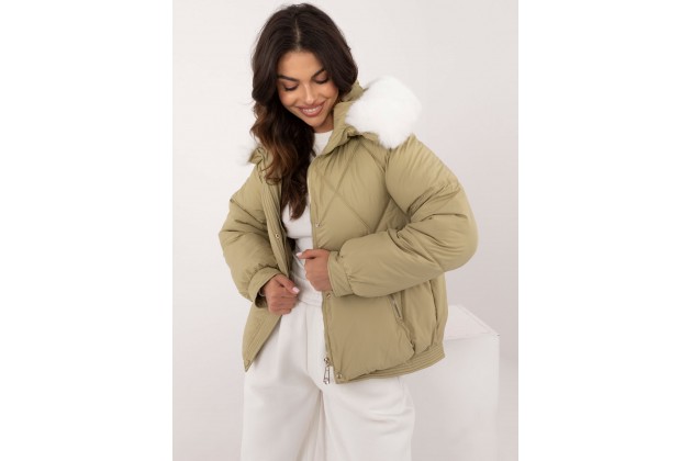 Veste zippée - olive