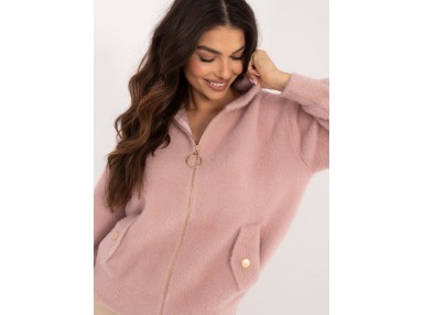 Veste en alpaga - rose clair