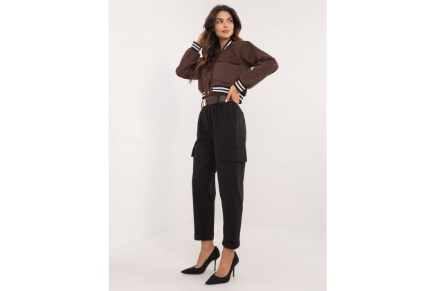 Pantalon avec poches latérales - noir