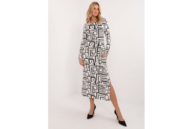 Robe ample - blanc et noir