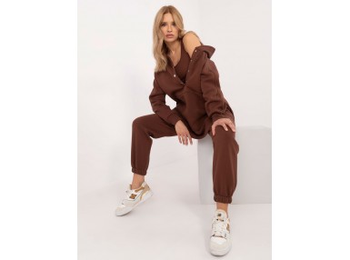 Ensemble de trois parties - marron