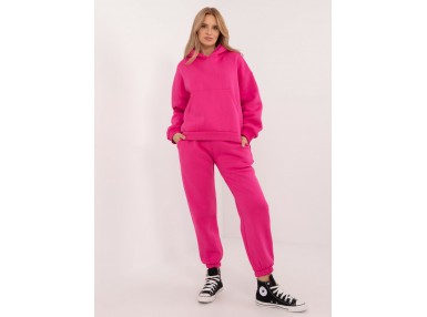 Ensemble avec sweat et pantalon - fuchsia