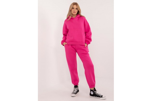 Ensemble avec sweat et pantalon - fuchsia