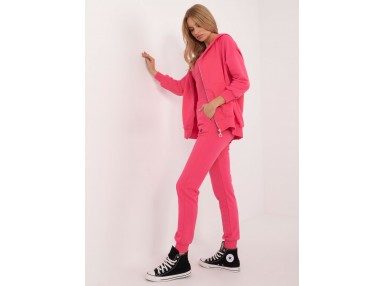 Ensemble avec sweat et pantalon - rose
