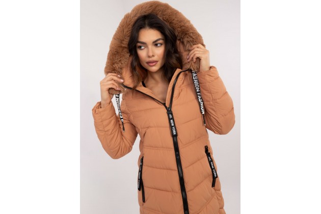 Veste d'hiver longue - chameau