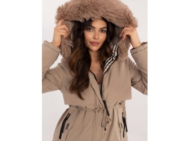 Veste zippée - beige