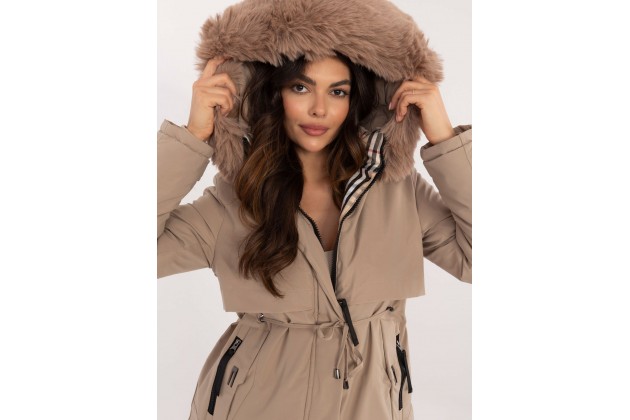 Veste zippée - beige