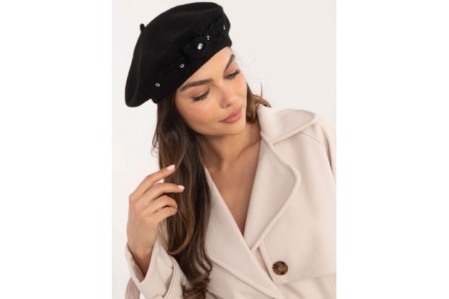 Béret en laine - noire