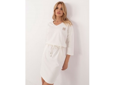 Robe en coton - écru