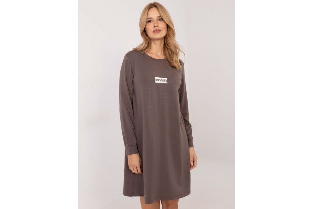 Robe ample - marron