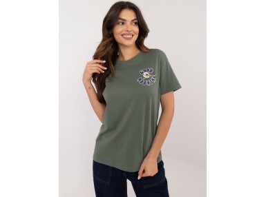 T-shirt en coton - kaki