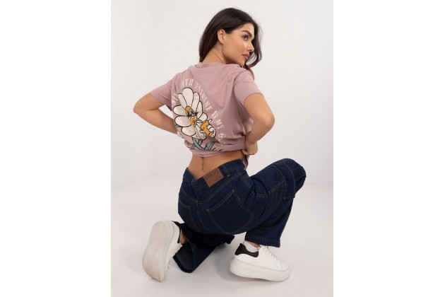 Pantalon en coton - marine