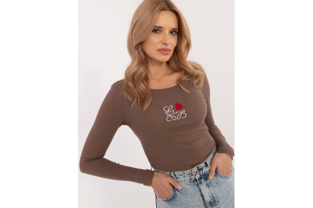 T-shirt en coton - marron