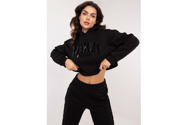 Ensemble avec chemisier et pantalon - noir