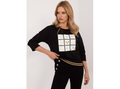 T-shirt en coton - noir