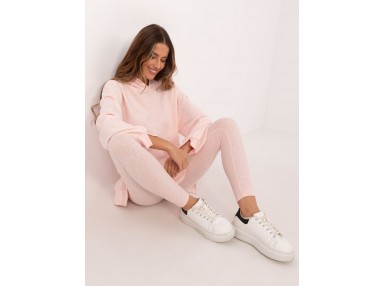 Ensemble avec sweat et leggings - rose clair