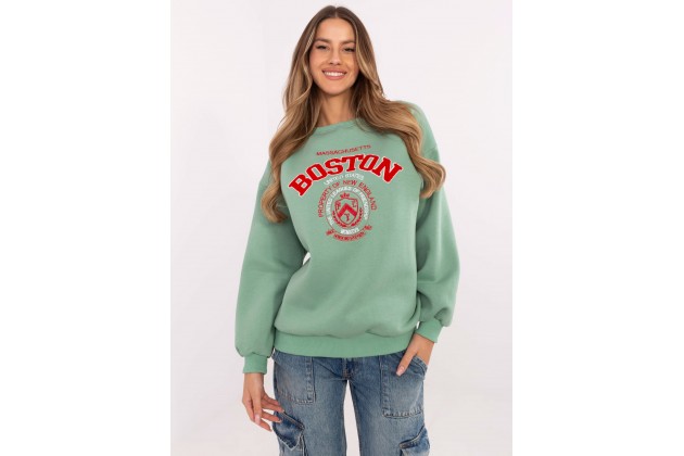 Sweat femme sans capuche - pistache