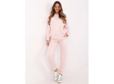 Ensemble avec sweat et pantalon - rose clair