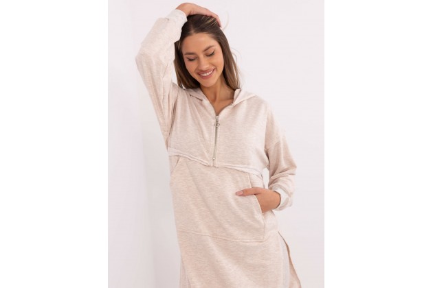 Ensemble avec sweat et leggings - beige