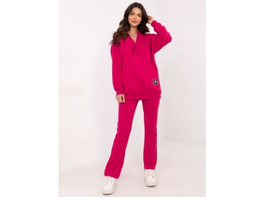 Ensemble avec veste et pantalon - fuchsia