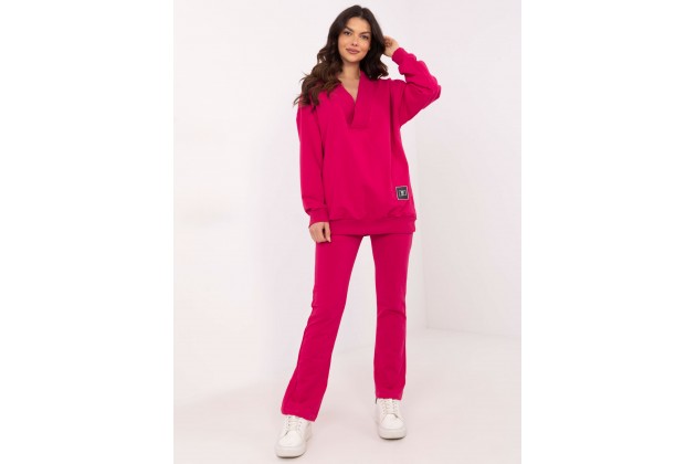 Ensemble avec veste et pantalon - fuchsia