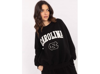Sweat avec inscription - noire