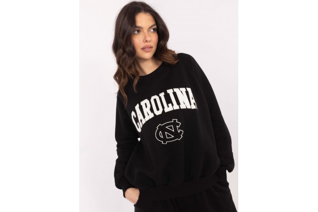 Sweat avec inscription - noire