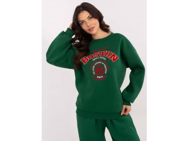 Sweat femme sans capuche - vert