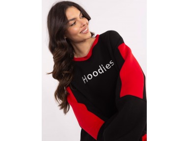 Sweat femme sans capuche - noir