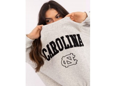 Sweat avec inscription - gris