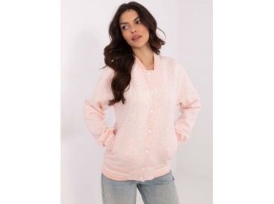 Blouson aviateur zippé - rose