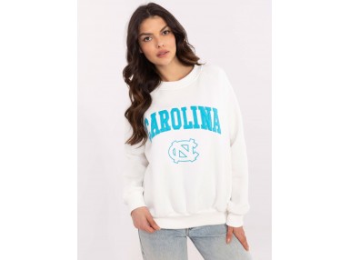 Sweat avec inscription - écru