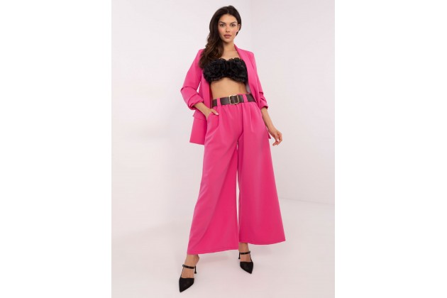 Pantalon ample élégant - rose