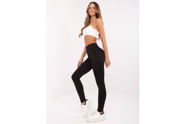 Legging sculptant à taille haute - noir