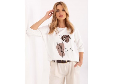 T-shirt en coton - éqru