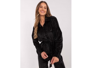Ensemble avec chemise et pantalon - noir