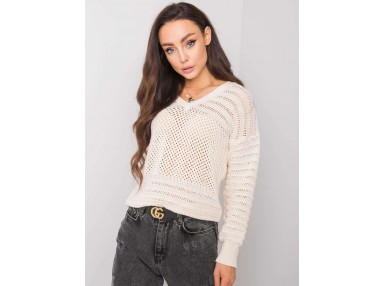 Sweter ecru